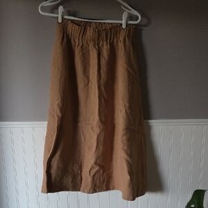 Hoi bo Linen Skirt